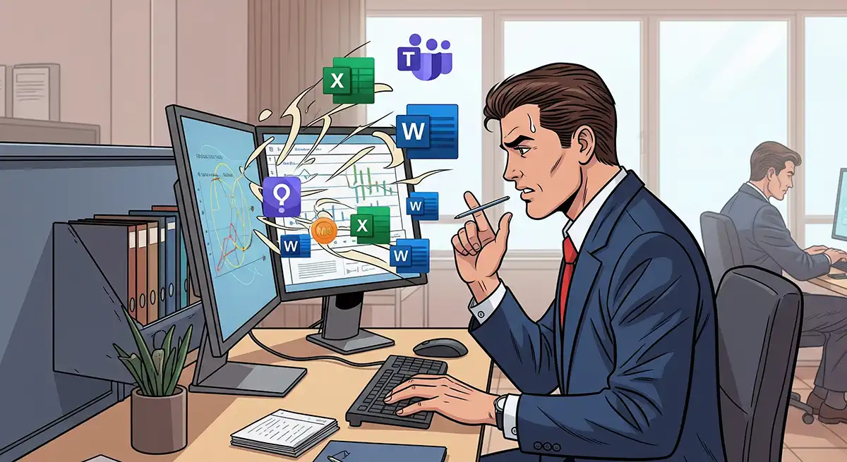 Teams、Excel、WordでMicrosoft Copilotが機能しない？アプリ別の対処法を試している時間に追われているサラリーマン