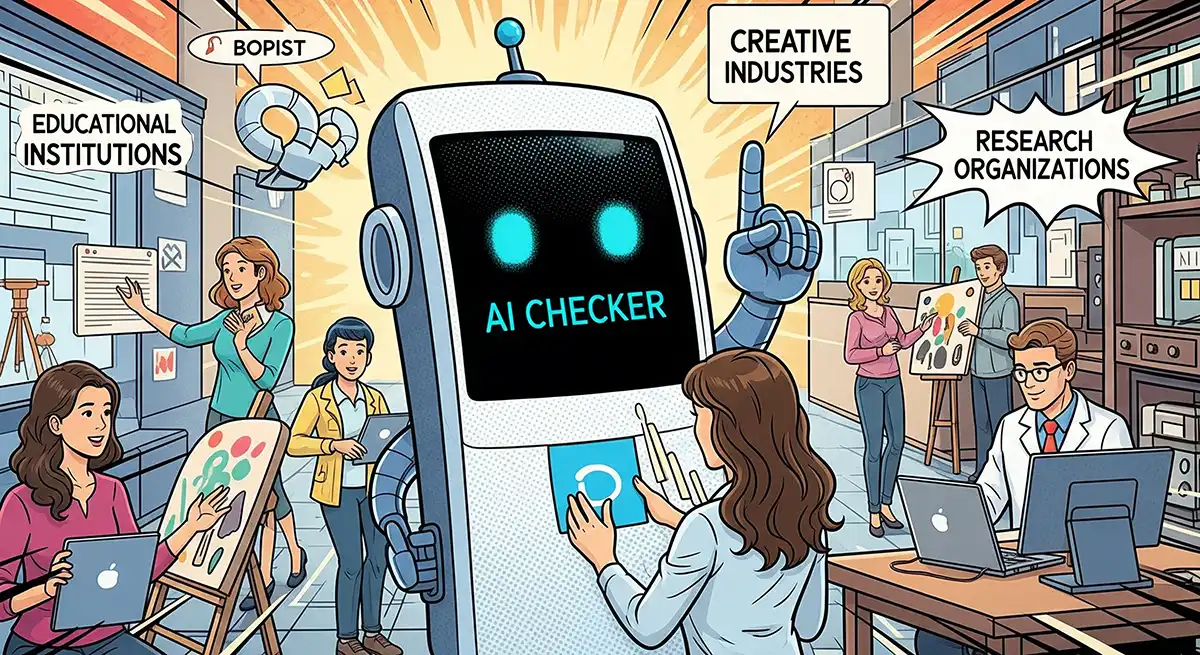 教育機関やクリエイト業界、研究機関などで活躍する生成AIチェッカー
