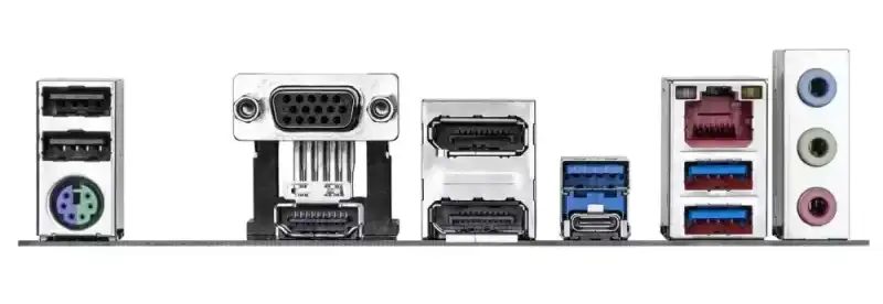 GIGABYTE B760M DS3H DDR4 GEN5のコネクタ類