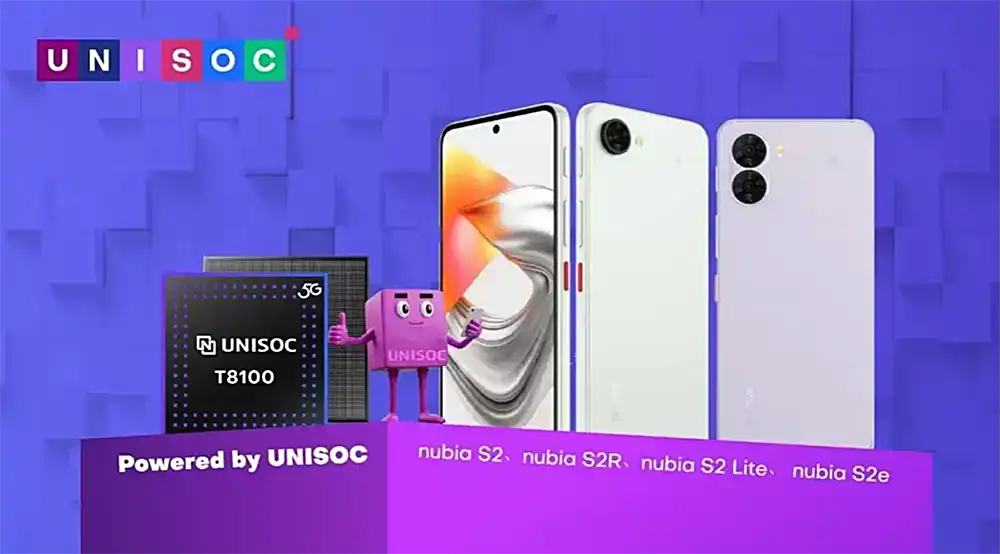 UNISOC T8100 5G SoC搭載の「nubia S2」シリーズが日本市場に登場
