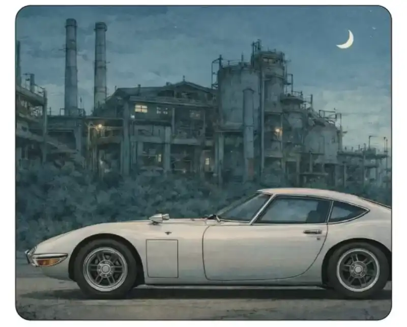 付属のイラストマウスパッド