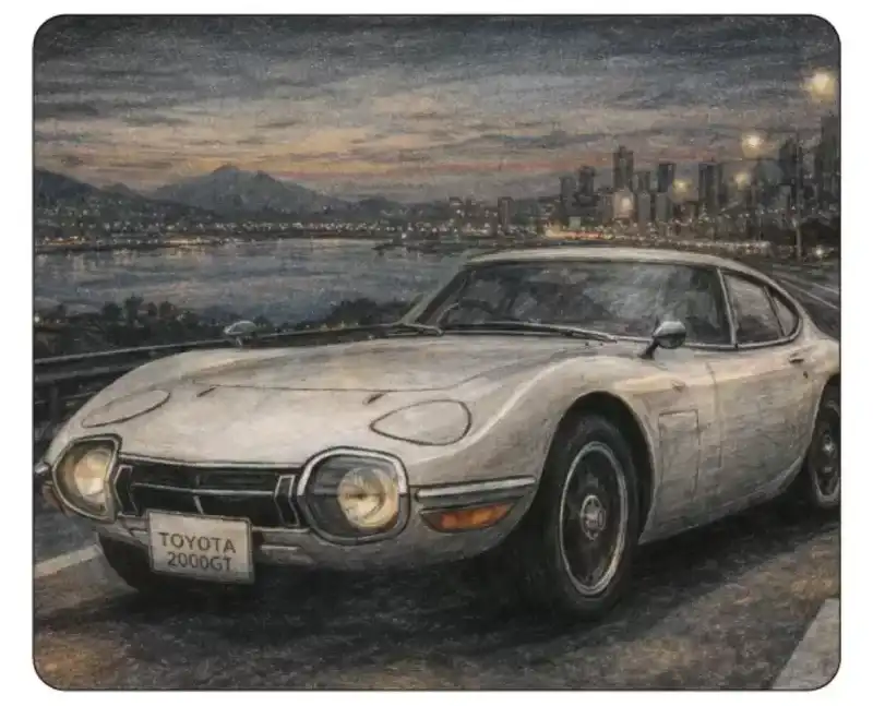 付属のイラストマウスパッド